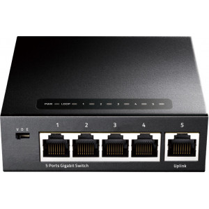 Cudy GS105 switch de rede Gigabit Ethernet (10 100 1000) Preto