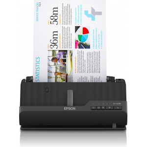 Epson ES-C320W Scanner ADF + alimentado por folhas 600 x 600 DPI A4 Preto