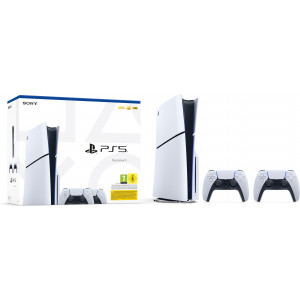 Sony Playstation 5 Slim 1,02 TB Wi-Fi Preto, Branco