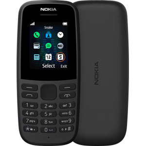 Nokia 105 2019 4,57 cm (1.8") 73 g Preto Telefone básico