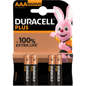 Duracell Plus 100 Bateria descartável AAA Alcalino