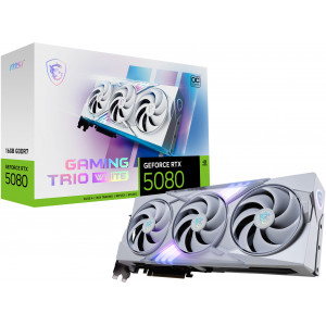 MSI GAMING GEFORCE RTX 5080 16G TRIO OC WHITE placa de vídeo NVIDIA 16 GB GDDR7