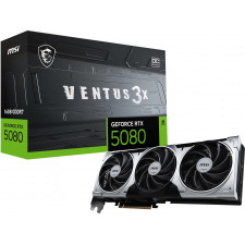 MSI VENTUS GEFORCE RTX 5080 16G 3X OC PLUS placa de vídeo NVIDIA 16 GB GDDR7