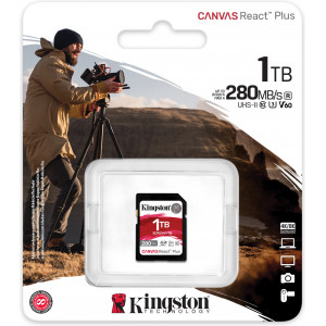 Kingston Technology Canvas React Plus 1 TB SDXC UHS-II Classe 10