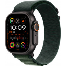 Apple Watch Ultra 2 OLED 49 mm Digital 410 x 502 pixels Ecrã táctil 4G Preto Wi-Fi GPS