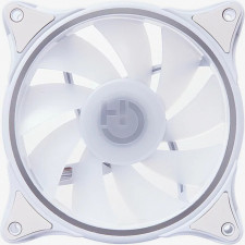 Hiditec N18 ARGB Caixa de computador Ventoinha 12 cm Branco