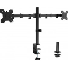 AISENS DT32TSR-279 montagem e suporte para monitores 81,3 cm (32") Secretária Preto