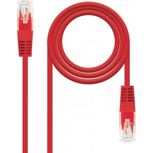 Nanocable 10.20.0403-R cabo de rede Vermelho 3 m Cat6e U UTP (UTP)