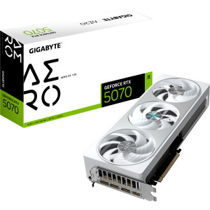 GIGABYTE GeForce RTX 5070 AERO OC 12G NVIDIA 12 GB GDDR7