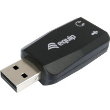 Equip 245320 base & duplicador de portas USB Type-A Preto