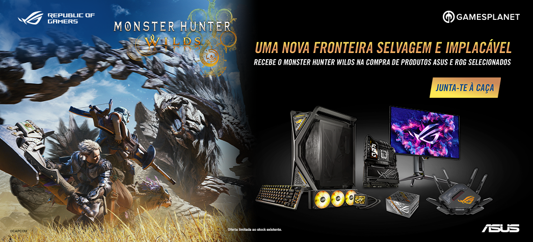 Campanha ASUS Oferta - Monster Hunter Wilds Game Bundle promotion